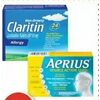 Aerius or Claritin Allergy Products - $16.99