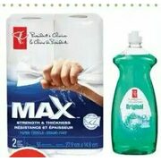 PC Hand Dish Soap or Max Paper Towels - $3.29