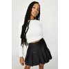 Faux Leather Pleated Skirt - $17.50 ($22.45 Off)