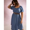 Responsible, Elbow-sleeve Fit And Flare Dress - Addition Elle - $34.00 ($50.99 Off)
