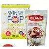 Skinnypop Microwave Popcorn, Awake Chocolate Bites or Prana Snacks - $5.99