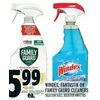 Windex, Fantastik Or Family Guard Cleaners - $5.99