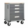 Mastercraft B4-Drawer Wooden Top Base Cabinet With Wheels - $349.99 ($50.00 off)
