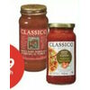 Classico Traditional Pizza or Pasta Sauce - $4.49
