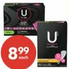 U by Kotex Click Tampons, Liners or Pads - $8.99